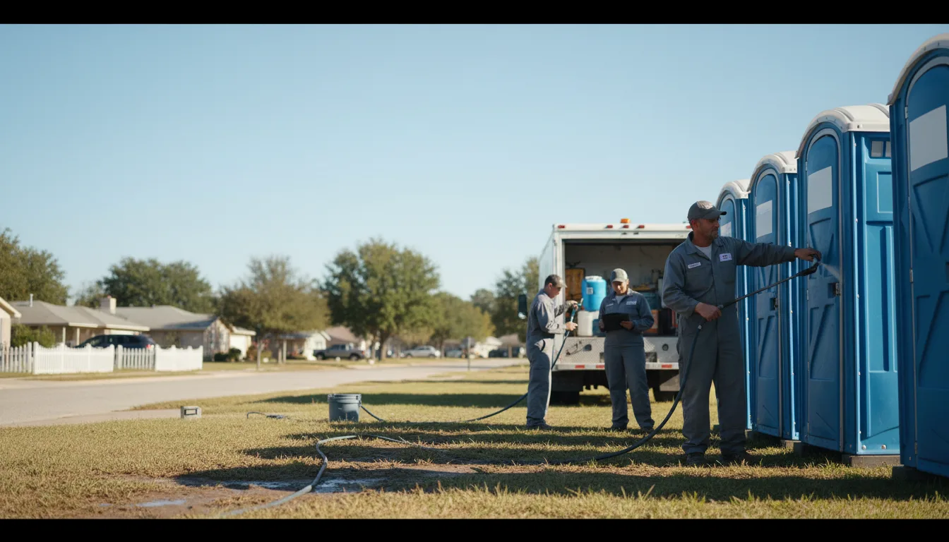 Long-Term Portable Toilet Rental in Zachary, LA near me